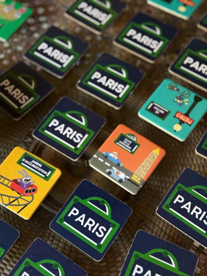 Paris Memory Game for Children