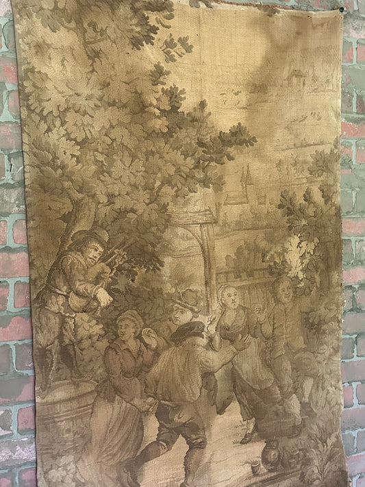 Large Antique French Tapestry