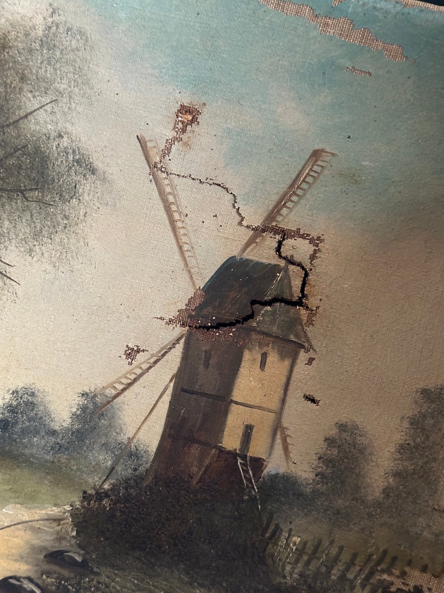 Le Moulin | Oil on Canvas 19th Century | Survivor