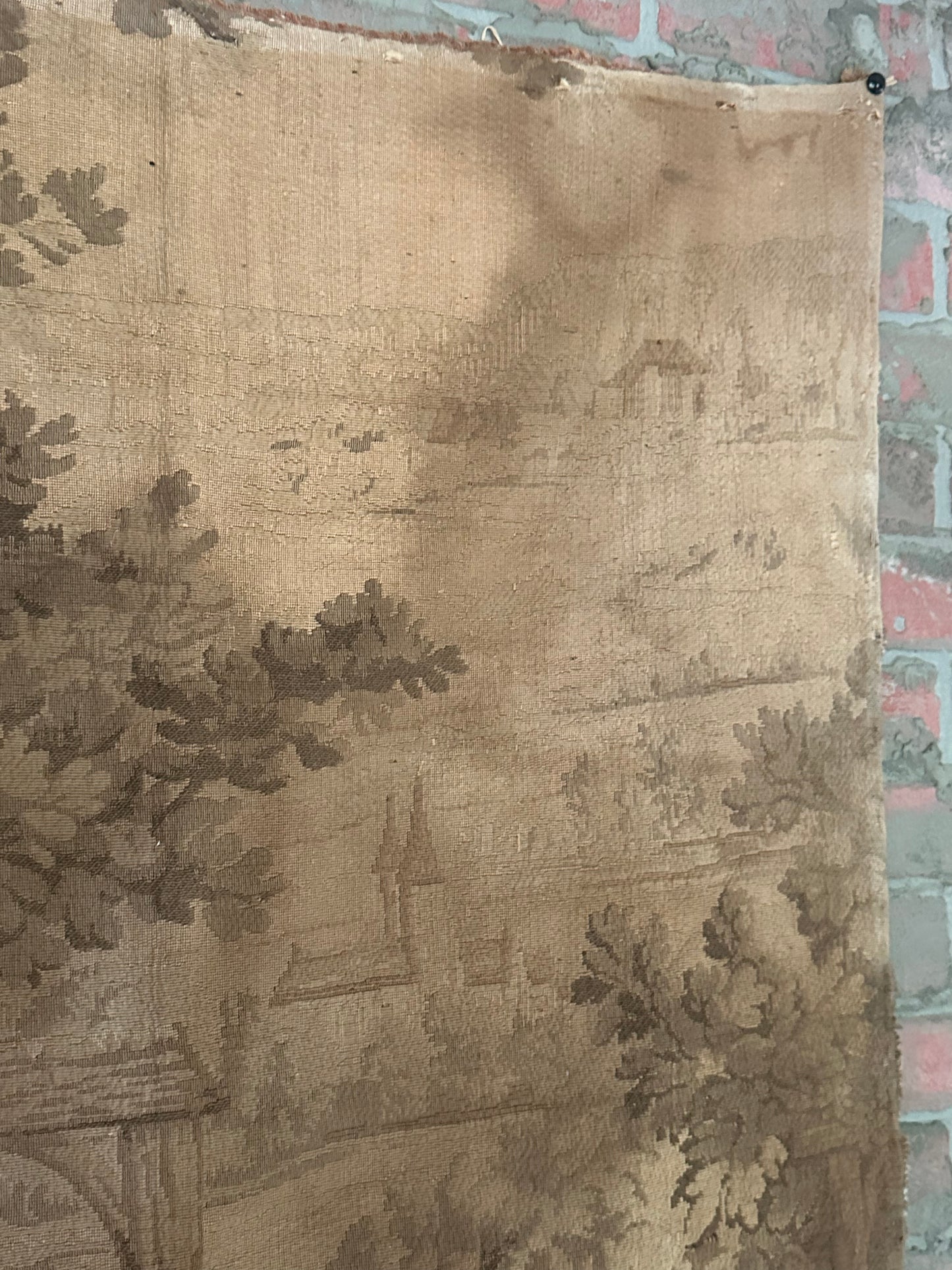 Large Antique French Tapestry