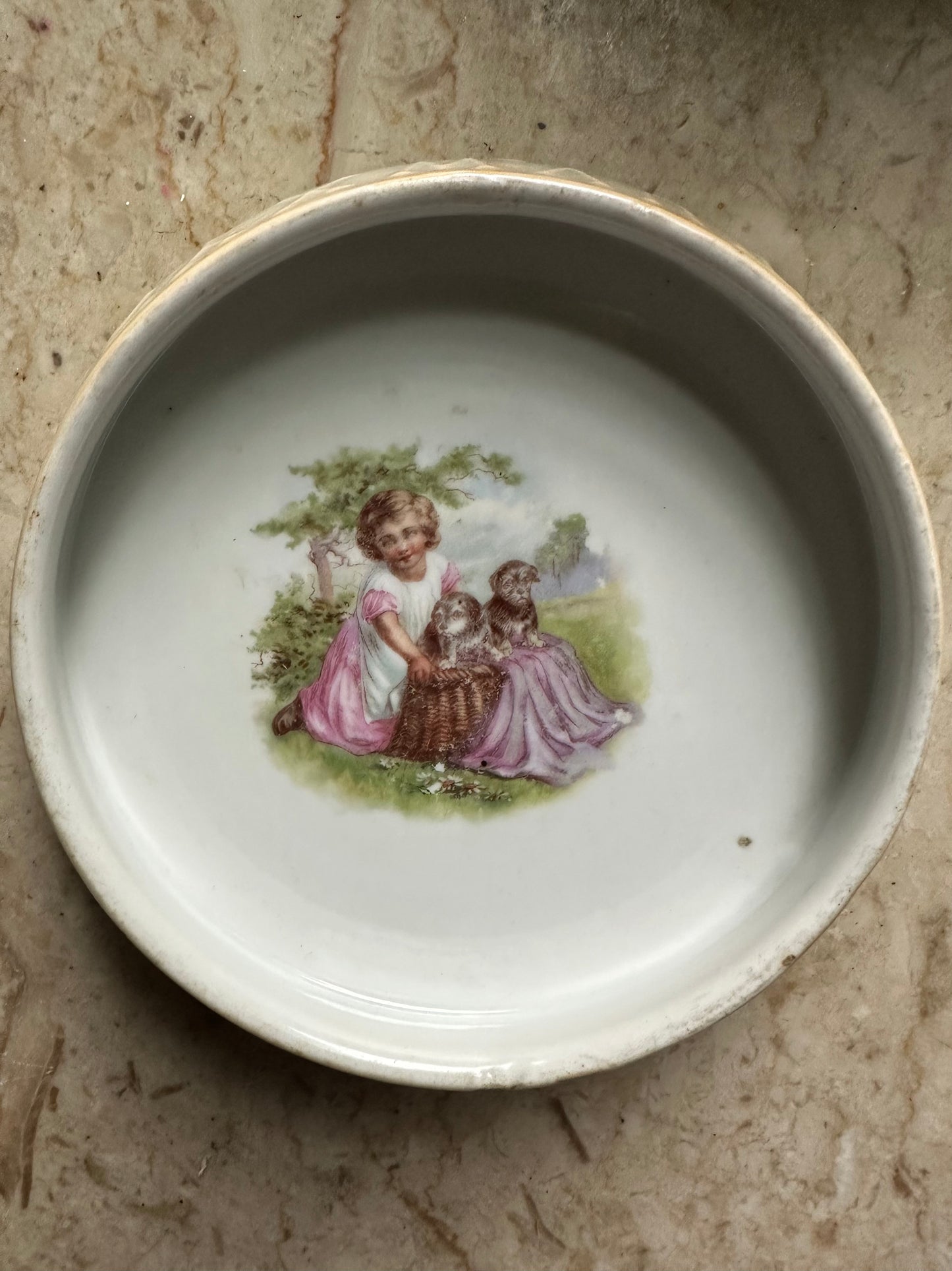 Victorian Children's Alphabet Dish | Deep