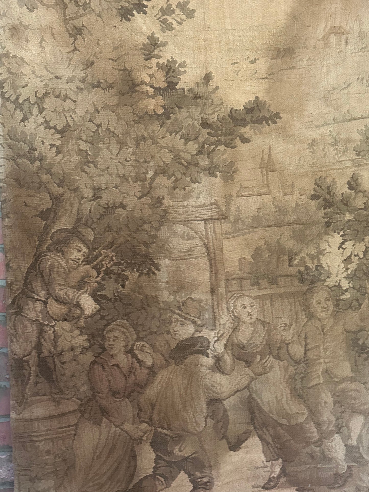 Large Antique French Tapestry