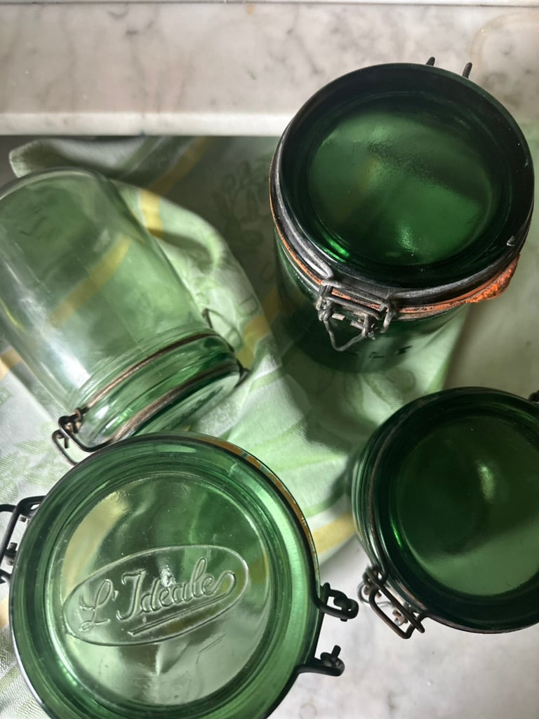 Set of Vintage, French I'deale Jars