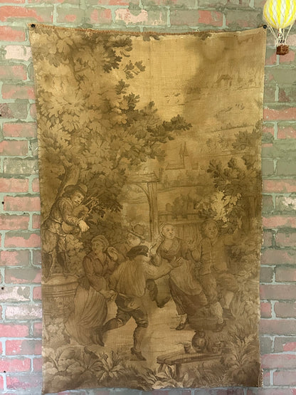 Large Antique French Tapestry