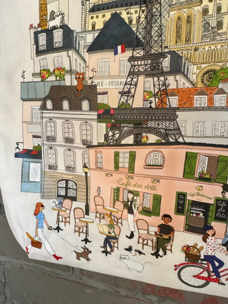 Paris Street Scene Bag NWT