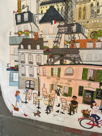 Paris Street Scene Bag NWT