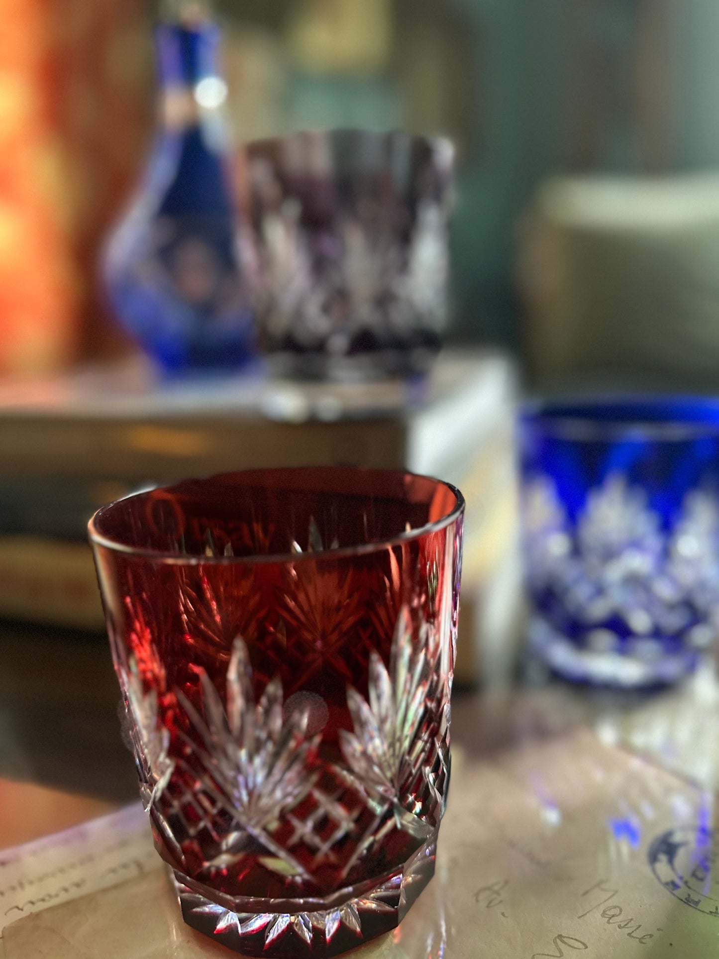 Vintage | Crystal Cut Nachtmen Crystal Tumblers