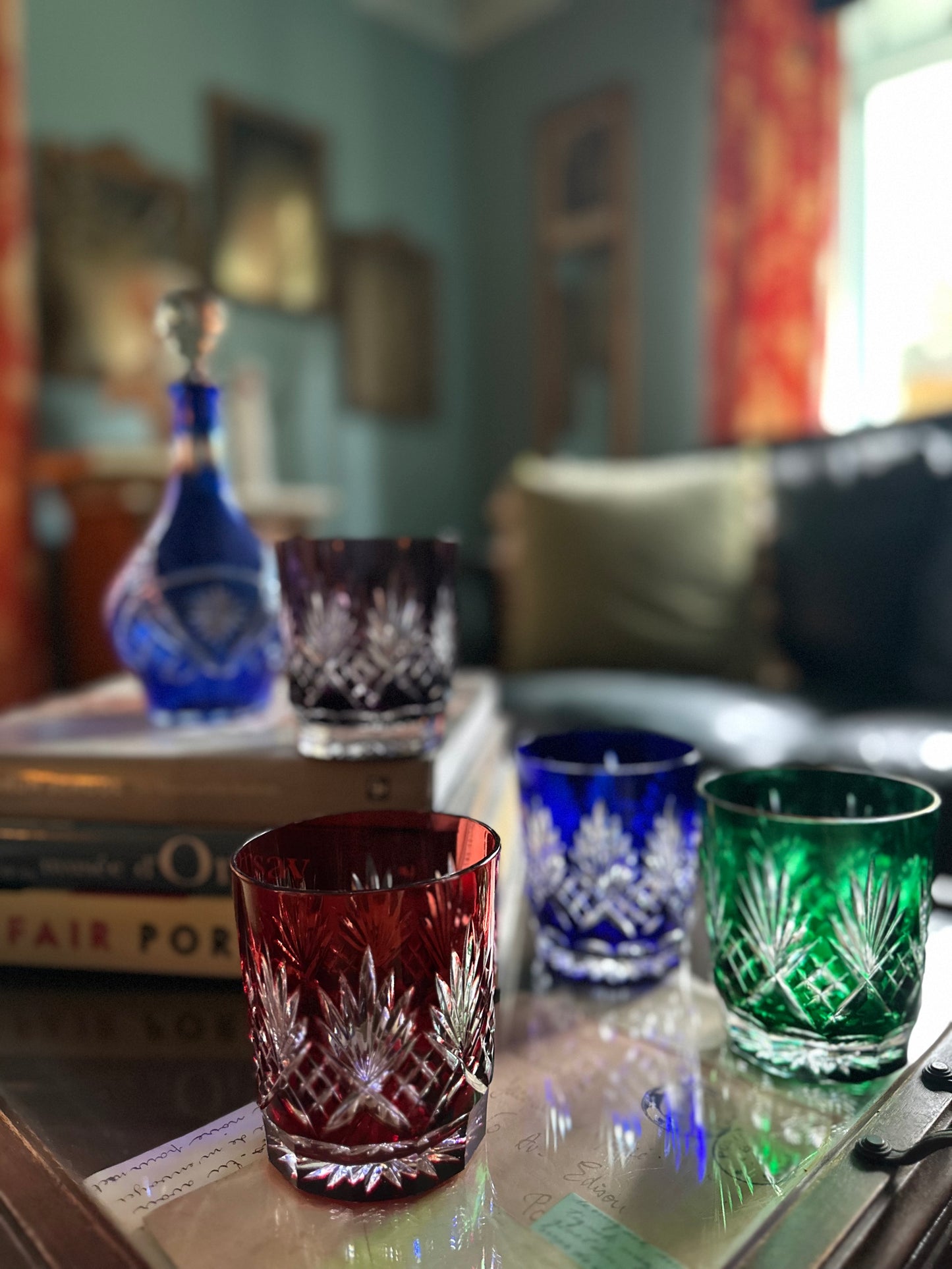 Vintage | Crystal Cut Nachtmen Crystal Tumblers