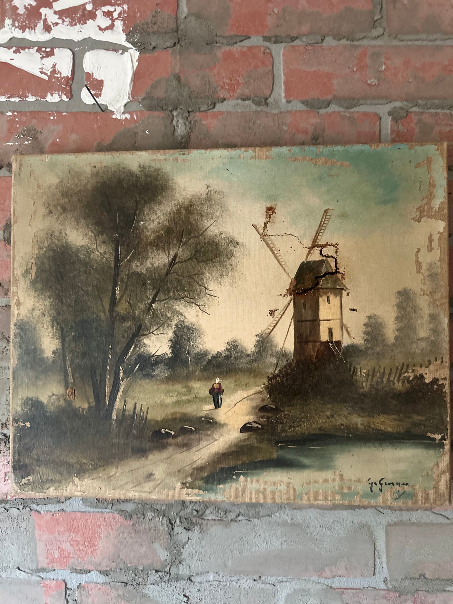 Le Moulin | Oil on Canvas 19th Century | Survivor