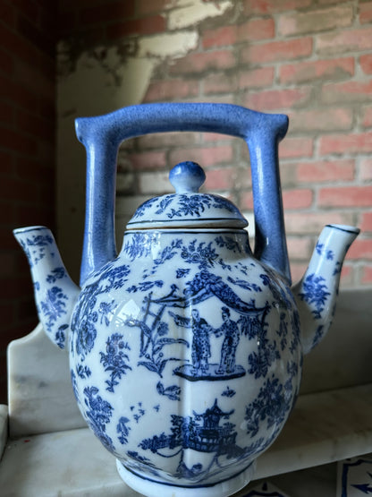 Antique, Double Spouted Chinese Tea Pot