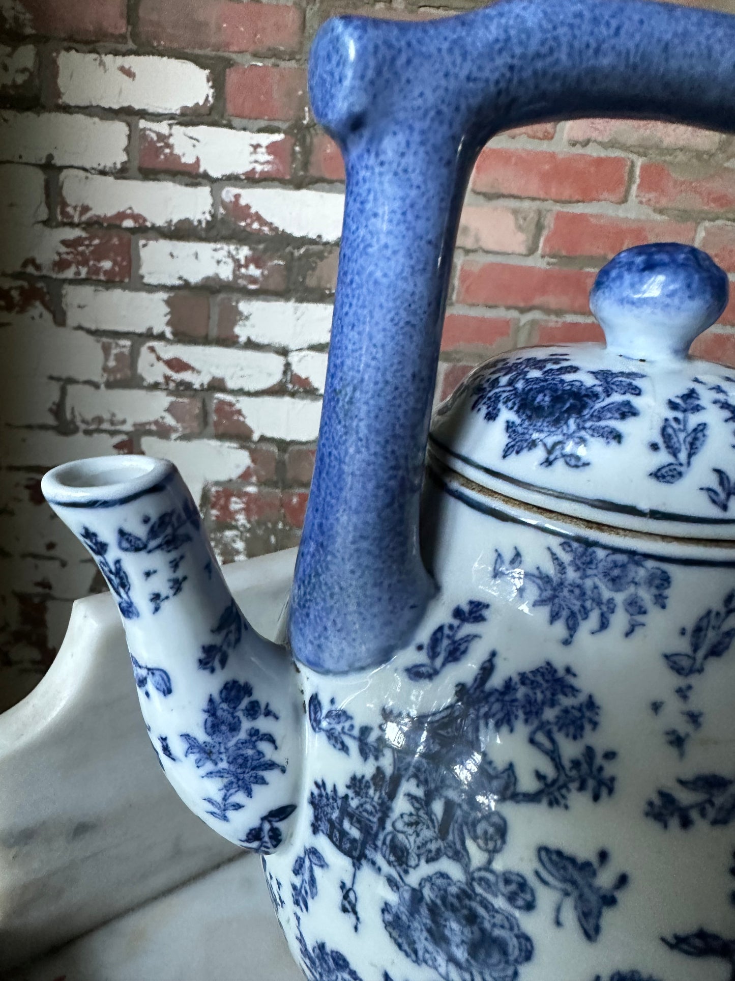 Antique, Double Spouted Chinese Tea Pot