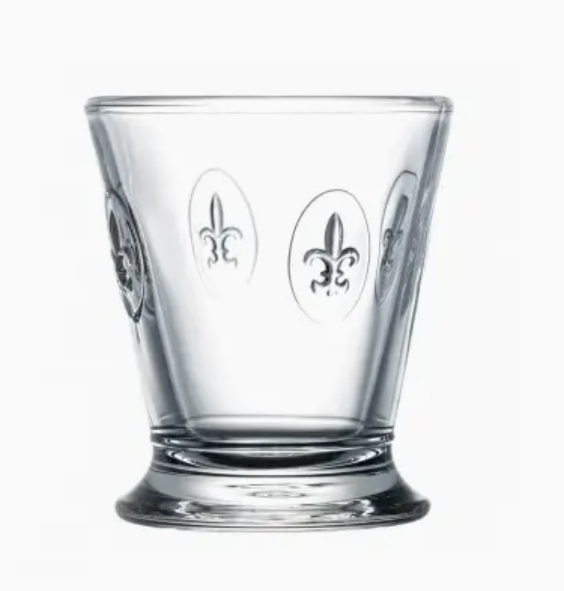 Fleur De Lys Tumbler | Set of 6 | Clear