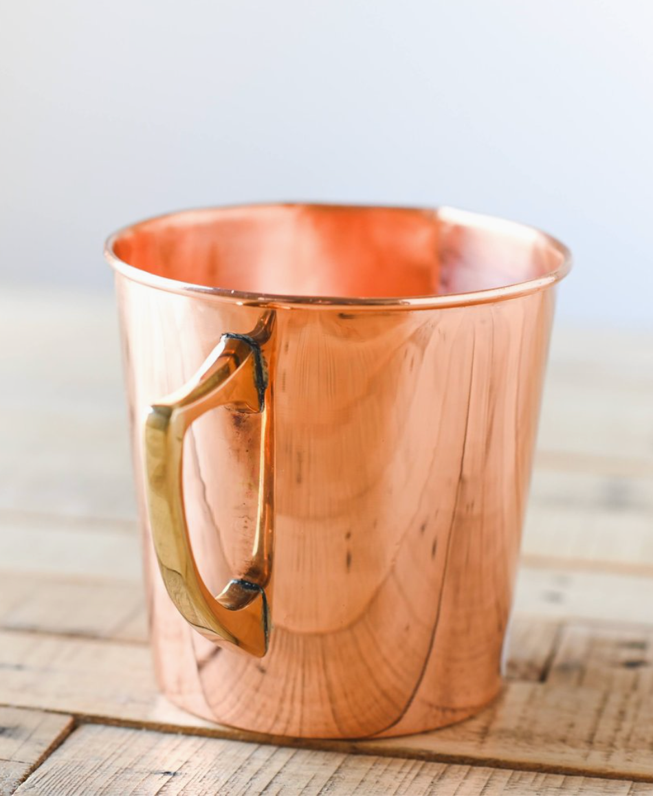 Copper Measuring Cup | 4 Cup | Brass Handle